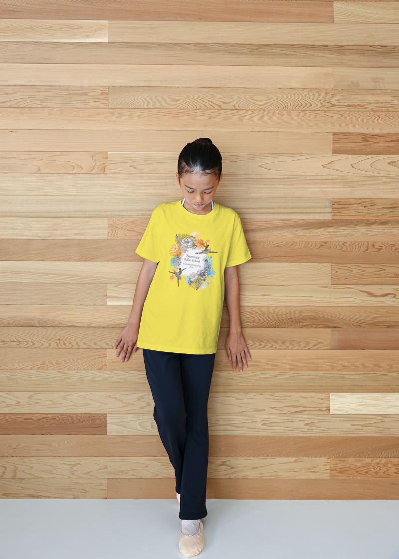 Tシャツ T-193表面モックアップ（カラー）