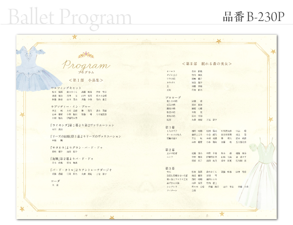 B-230 プログラム